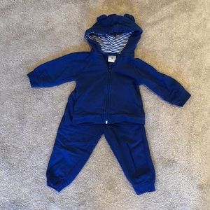 Hanna Anderson sz 80 pants & 75 zip up sweatshirt